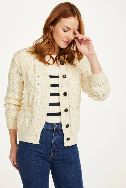 AWM Women's Cardigan - B339 Damenstrickjacke mit Knöpfe