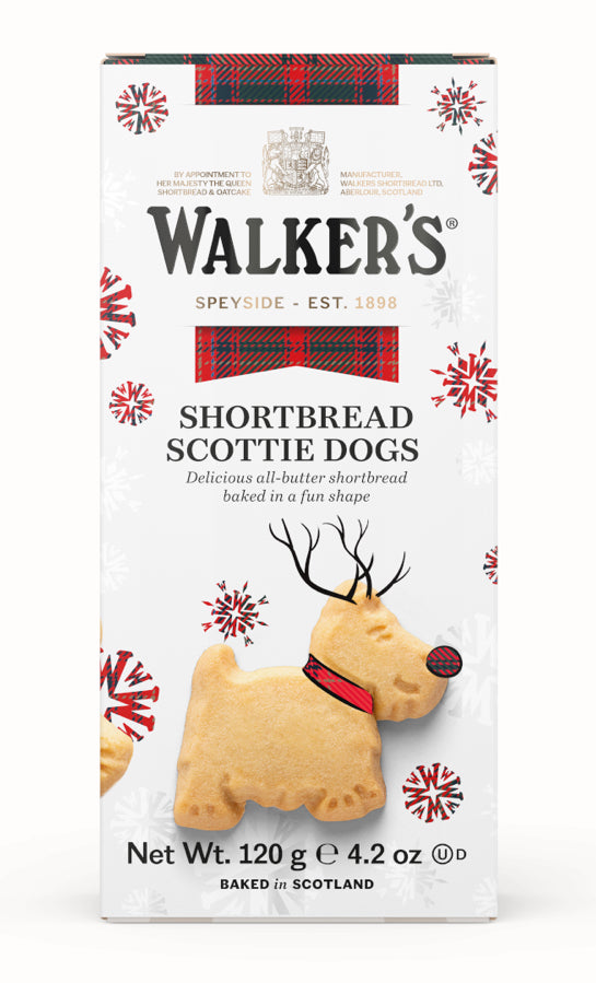 Festive Shortbread Scottie Dogs - Walkers Shortbread