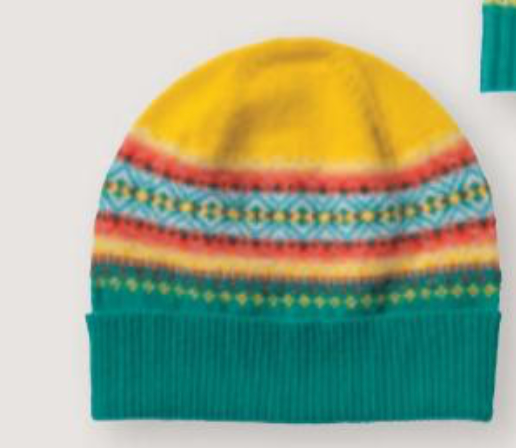 Eribé Alpine Turn Up Hat Fair Isle 2024