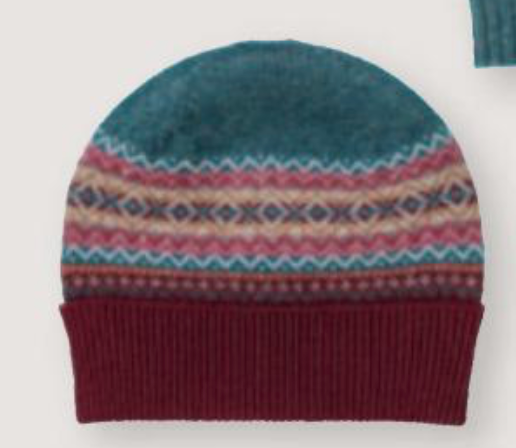 Eribé Alpine Turn Up Hat Fair Isle 2024