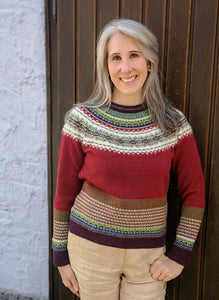 Eribé Women's Pullover Alpine Sweater Hemlock Fair Isle Damenpullover P3974 2023