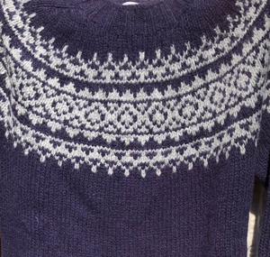 Harley Men's Pullover New Navy Fair Isle Herrenpullover 2024