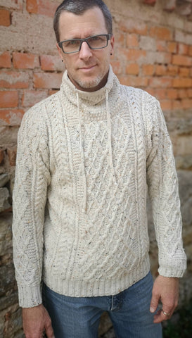 AWM Sweater with Drawcords Natural B558 2023