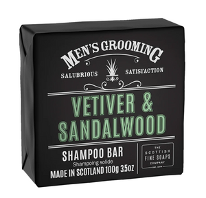 SFS Vetiver & Sandalwood Shampoo Bar - Wrapped