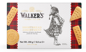 Walkers Shortbread Assortment Highland Piper - Walkers Shortbread Sammlerkarton