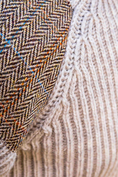 Harris Tweed Patch Crew Pullover- Outdoor Knitwear 2021