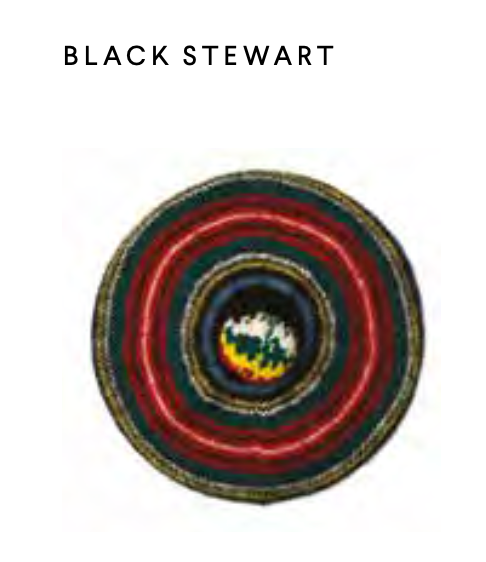 Robert Mackie Tartan Tam Black Stewart (39 Hat)